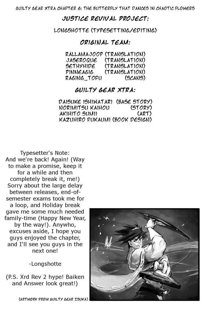 Guilty Gear Xtra - Vol.1 Chapter 6 : The Butterfly That Dances In Chaotic Flowers