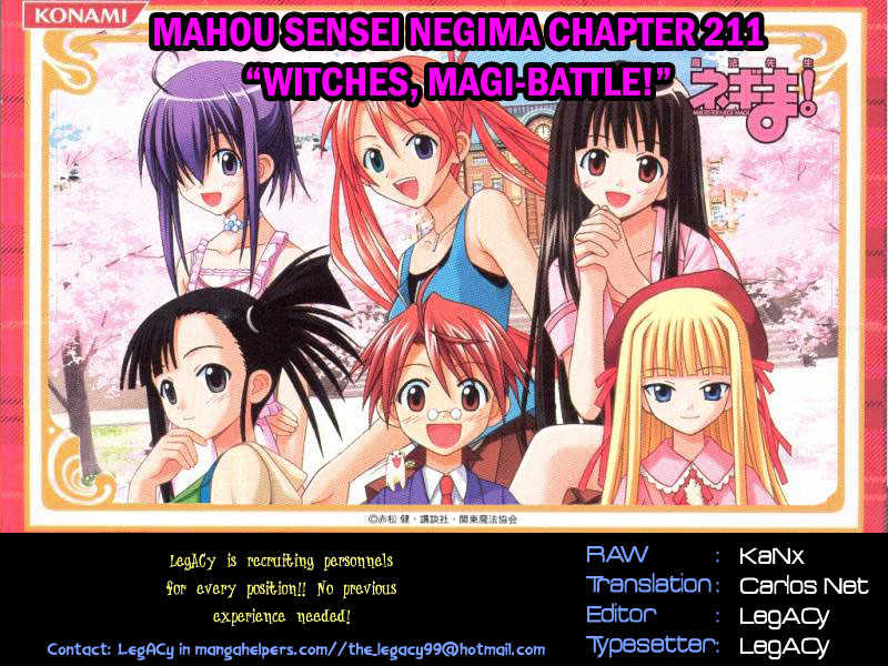 Mahou Sensei Negima! - Vol.23 Chapter 211 : Magical Girl Major Battle Â™¥