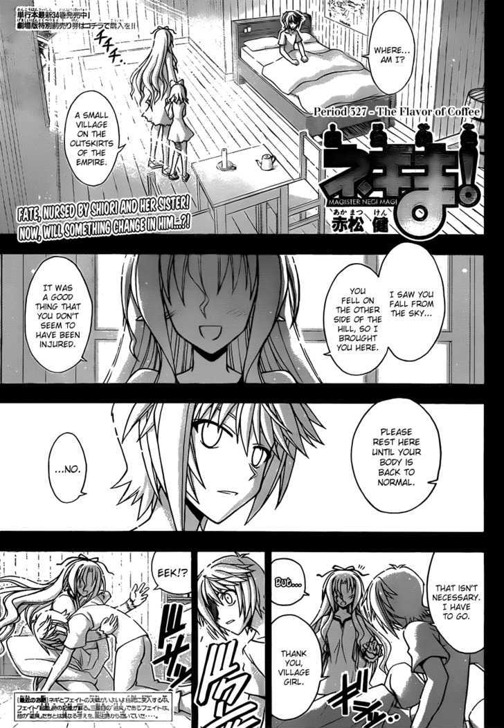 Mahou Sensei Negima! - Vol.36 Chapter 327 : The Flavor Of Coffee