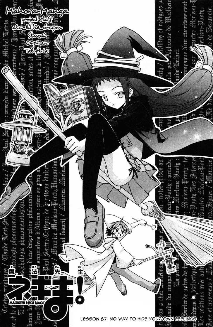 Mahou Sensei Negima! - Vol.10 Chapter 87 : That Lovin  Feeling That Just Won T Hide