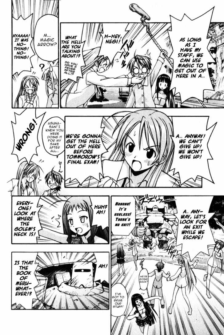 Mahou Sensei Negima! - Vol.2 Chapter 10 : The Baka Rangers And The Secret Library Island. The Big Game Plan...