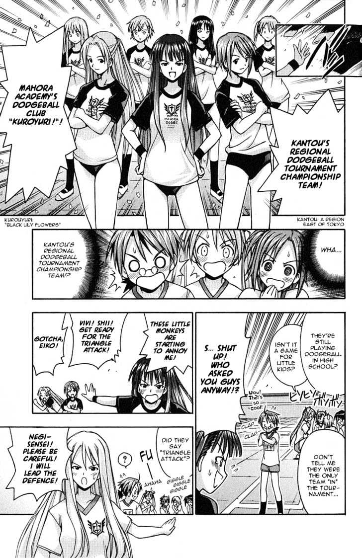 Mahou Sensei Negima! - Vol.1 Chapter 6 : Super Dodge Ball Competition!! Go Girls! (Part Two)