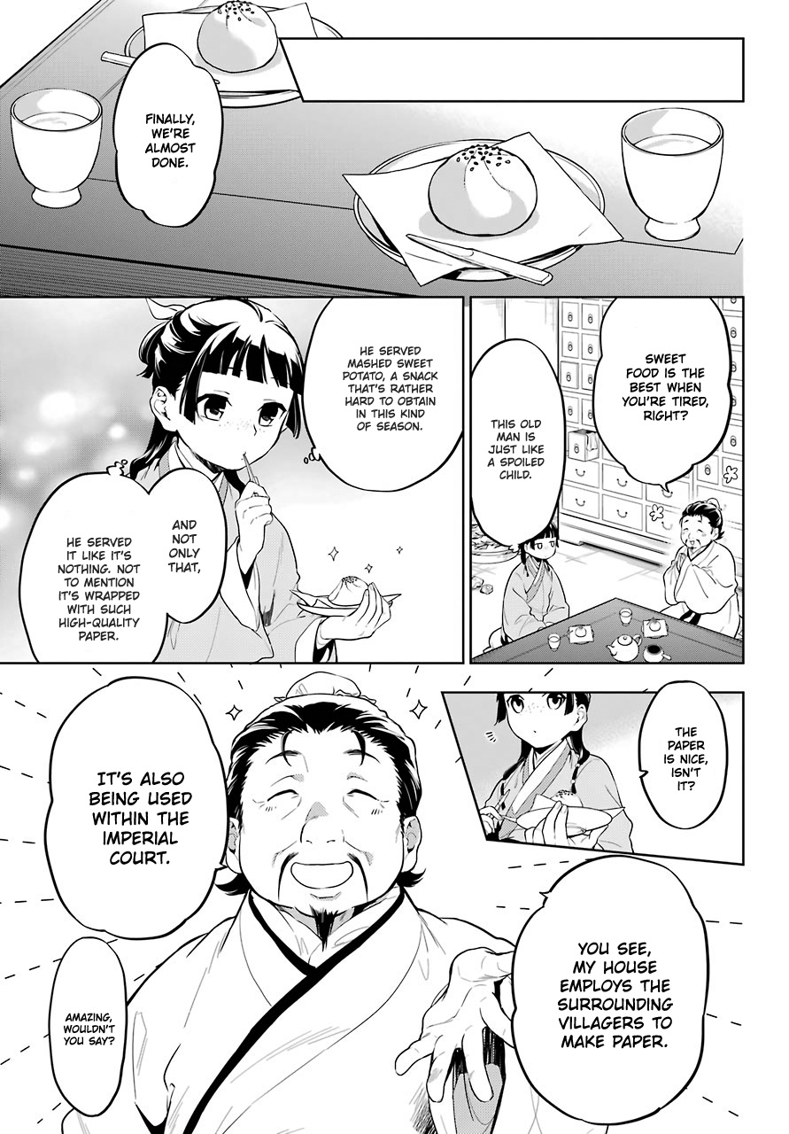 Kusuriya No Hitorigoto - Chapter 35: Back To The Inner Palace (Part 1)