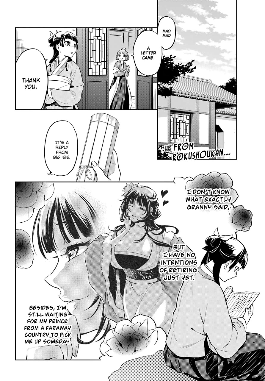 Kusuriya No Hitorigoto - Chapter 36.1: Rose And Nail Polish (Part 1)