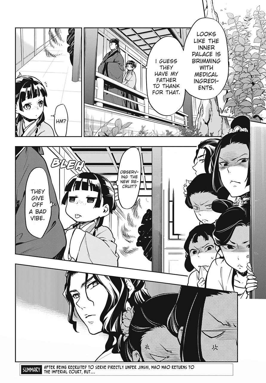 Kusuriya No Hitorigoto - Chapter 22: Outer Court Duty