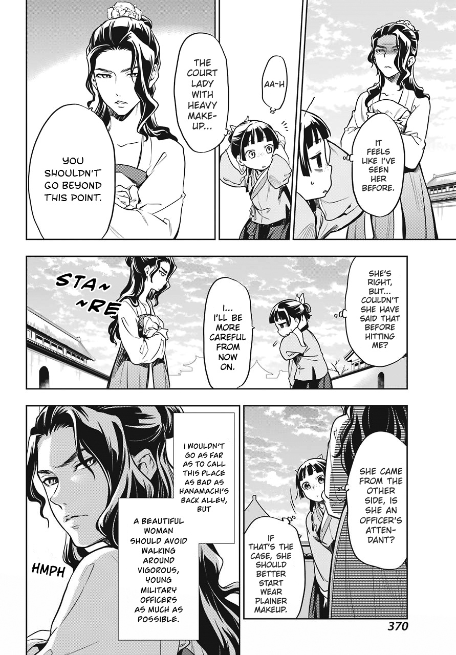 Kusuriya No Hitorigoto - Chapter 22: Outer Court Duty