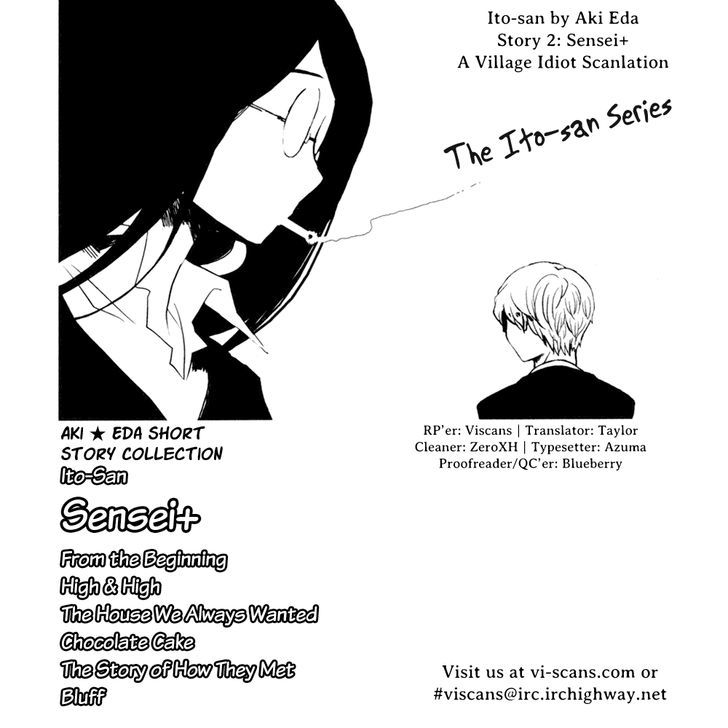 Itou-San - Vol.1 Chapter 2 : Sensei+