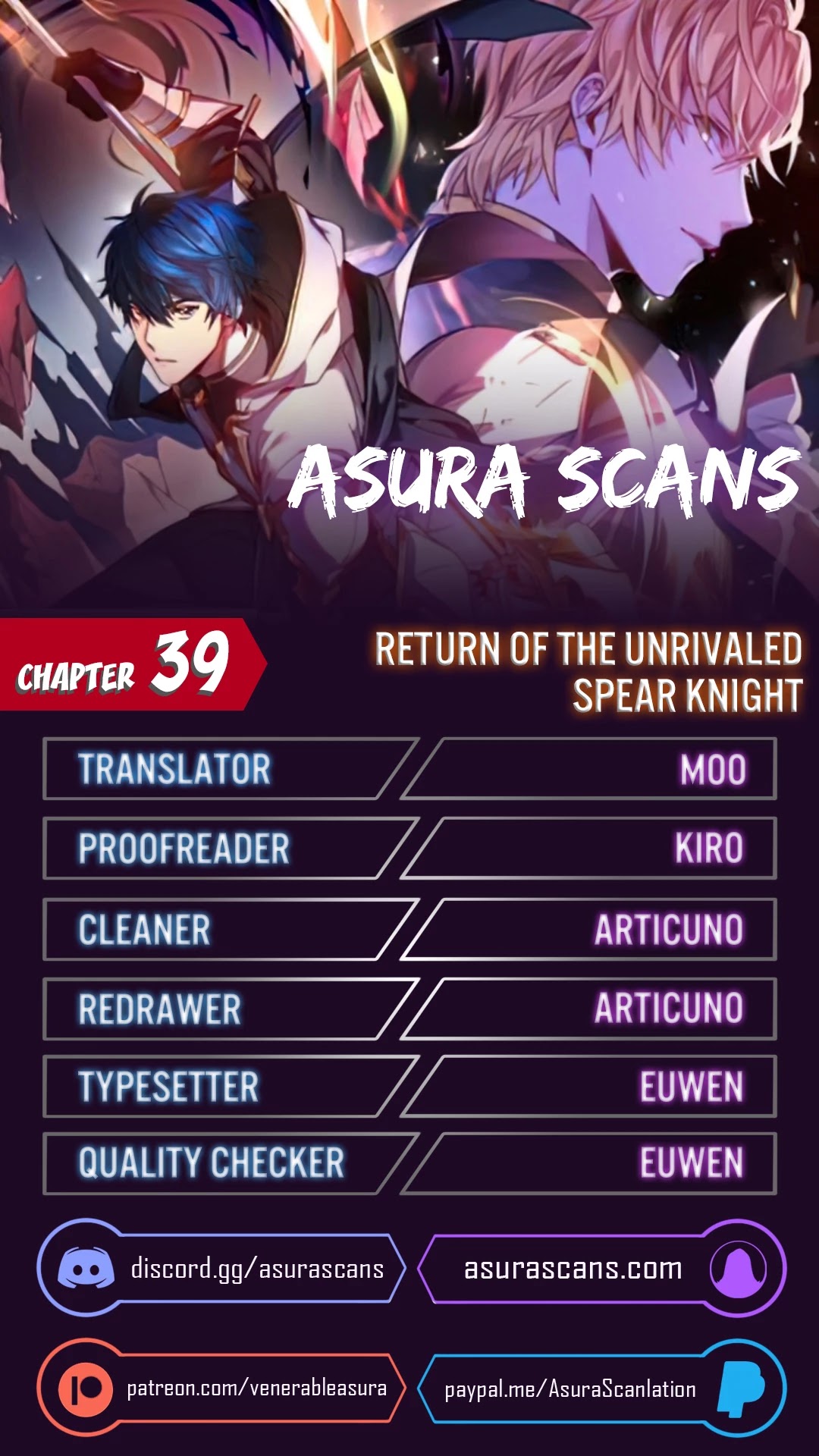 Return Of The Legendary Spear Knight - Chapter 39