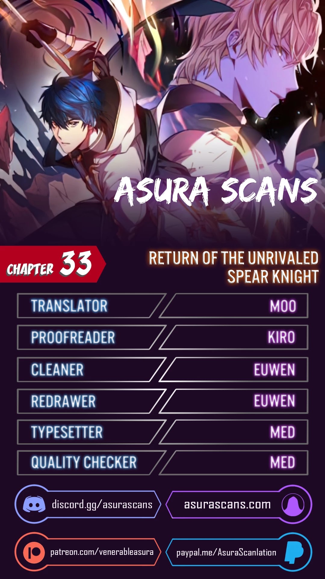 Return Of The Legendary Spear Knight - Chapter 33