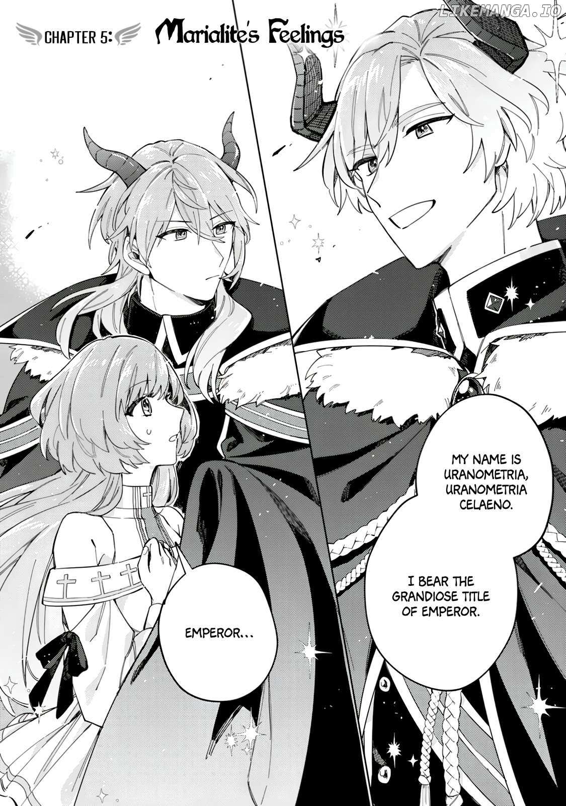 Iki Okure Seijo no Shiawase - Konyaku Hakisareta to Omottara Mazoku no Ouji-sama ni Dekiaisaretemasu! - Chapter 5