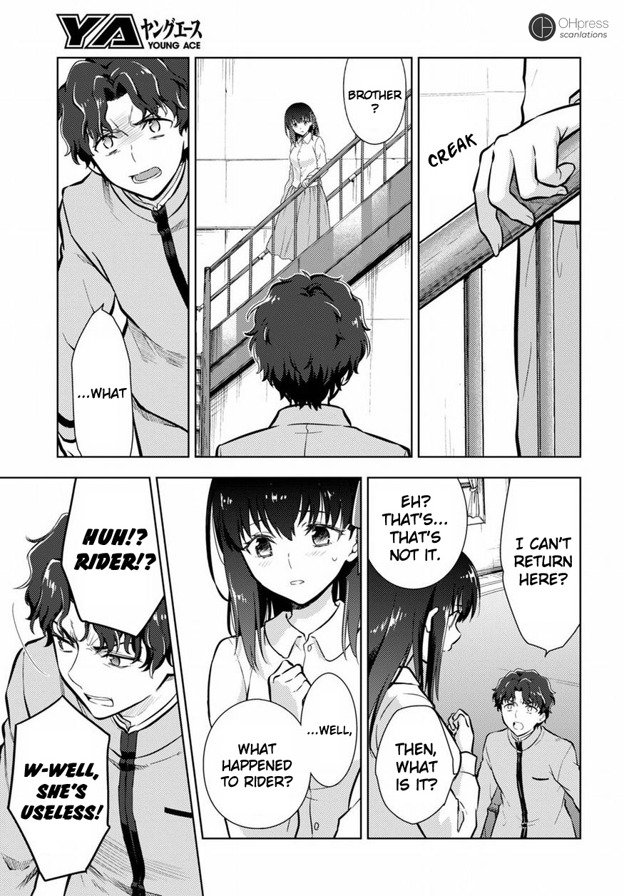 Fate/Stay Night - Heaven's Feel - Vol.4 Chapter 20: Day 4 / The Answer Is Only In The Ending