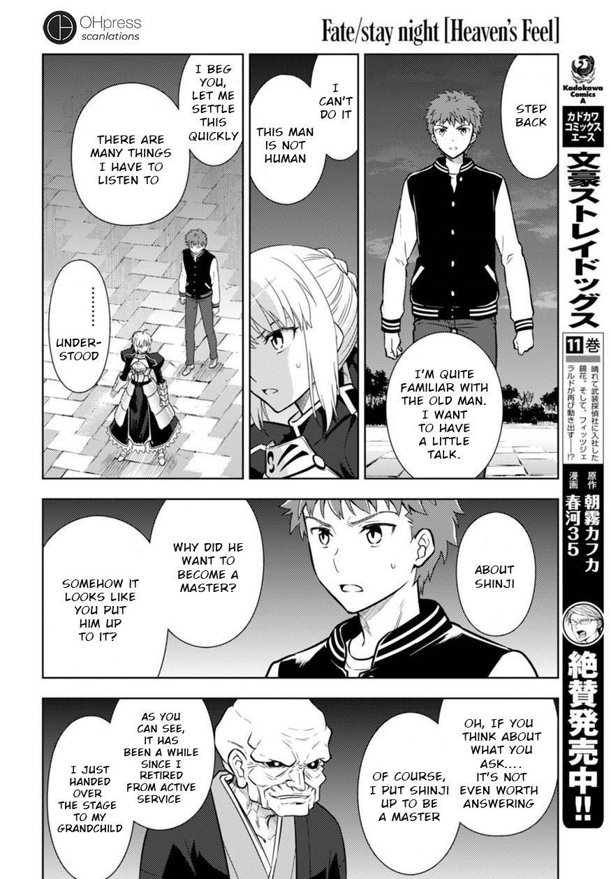 Fate/Stay Night - Heaven's Feel - Vol.4 Chapter 18: Day 4 / The Holy Grail War, And It S Beginning (7)