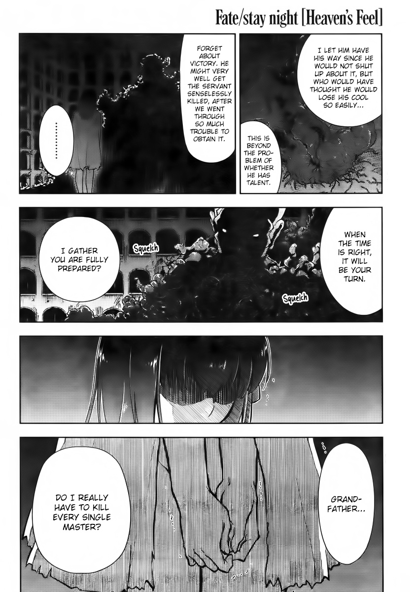 Fate/Stay Night - Heaven's Feel - Vol.0 Chapter 9: Day 3 / Demonic Worms