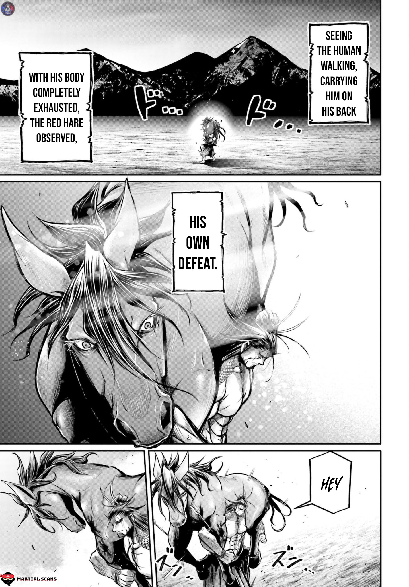 Shuumatsu No Valkyrie: The Legend Of Lu Bu Fengxian - Vol.5 Chapter 18: Racing Against Red Hare Pt.2