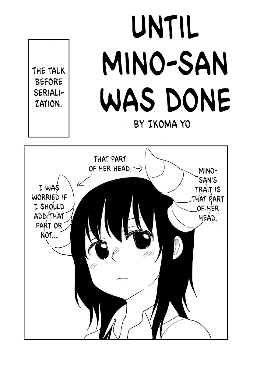 Is It Okay To Touch Mino-San There? - Vol.1 Chapter 12.1: Volume 1 Extras