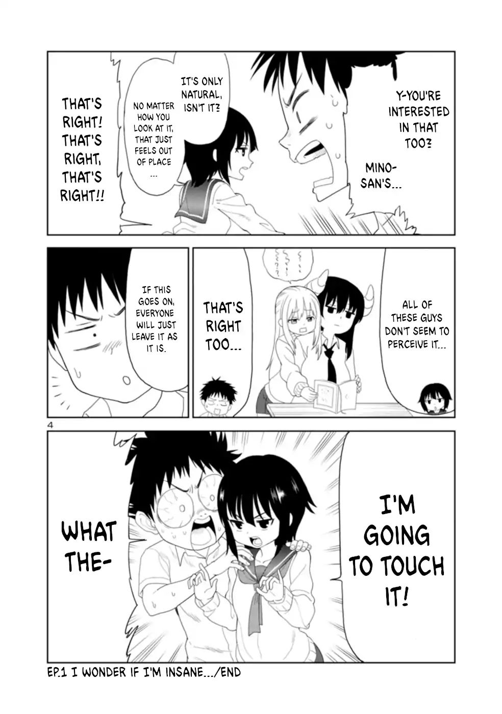 Is It Okay To Touch Mino-San There? - Chapter 21