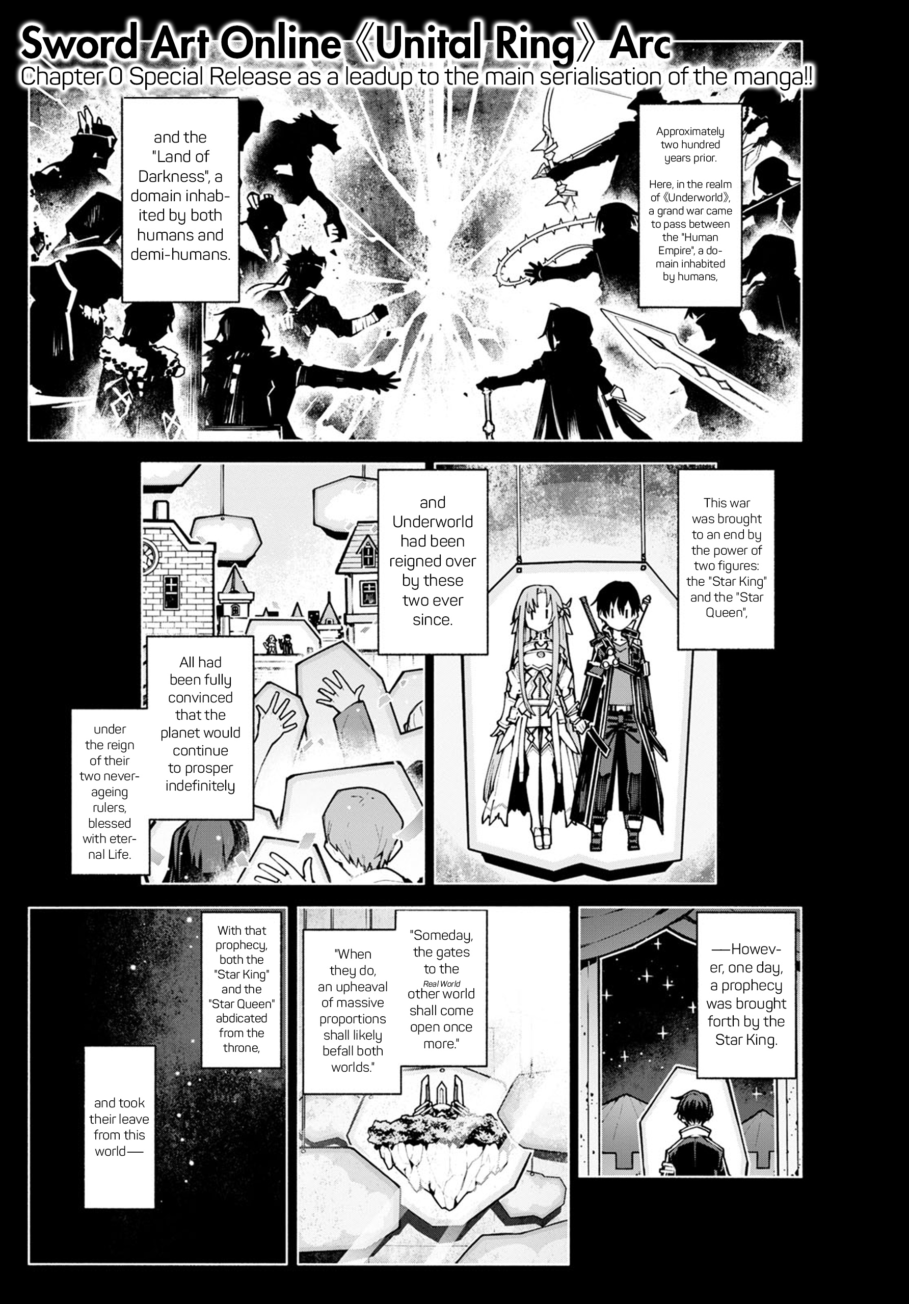 Sword Art Online Unital Ring - Vol.1 Chapter 0:  Prologue