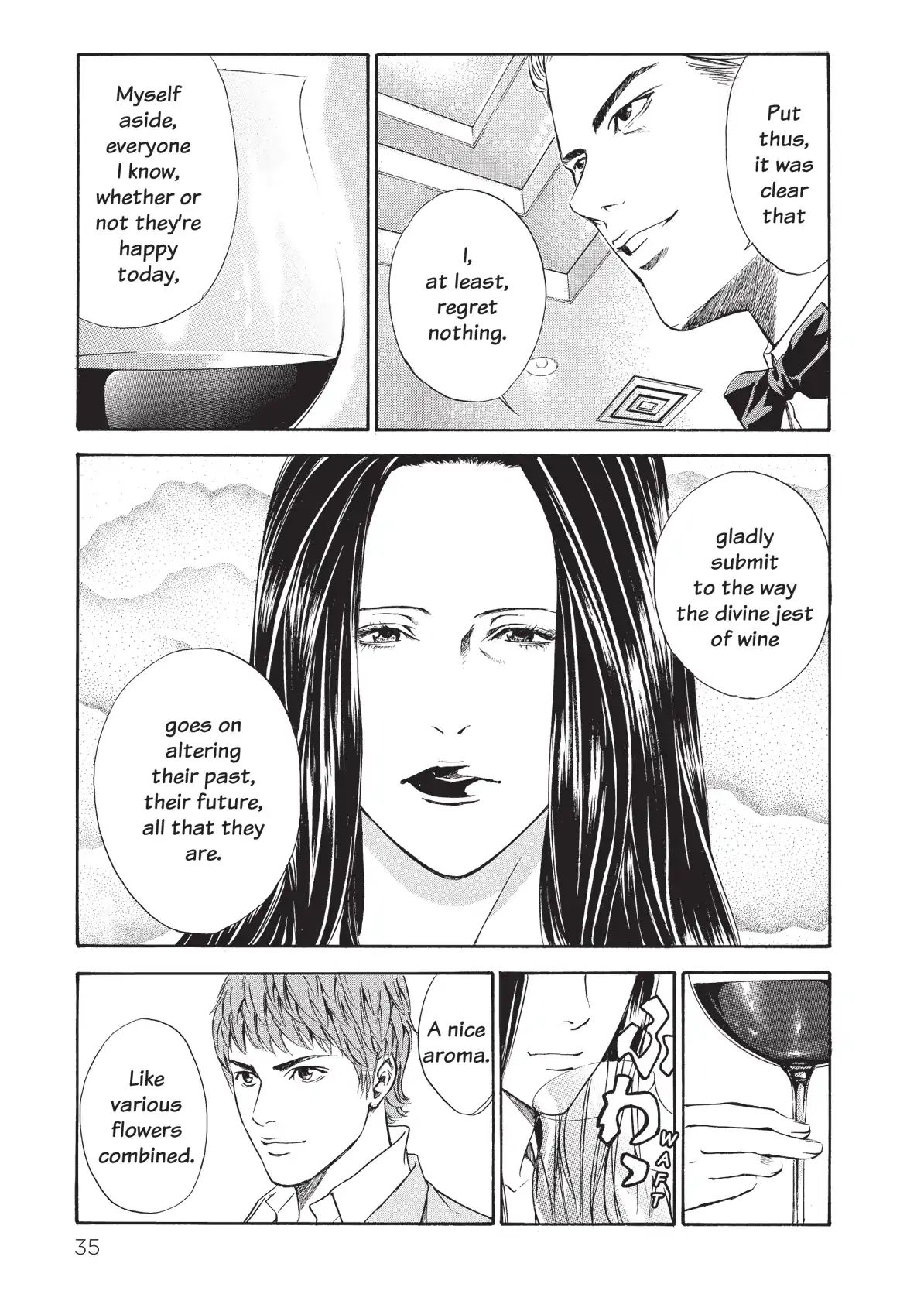 Kami No Shizuku - Vol.3 Chapter 40: Three Glasses Inviting To The Past