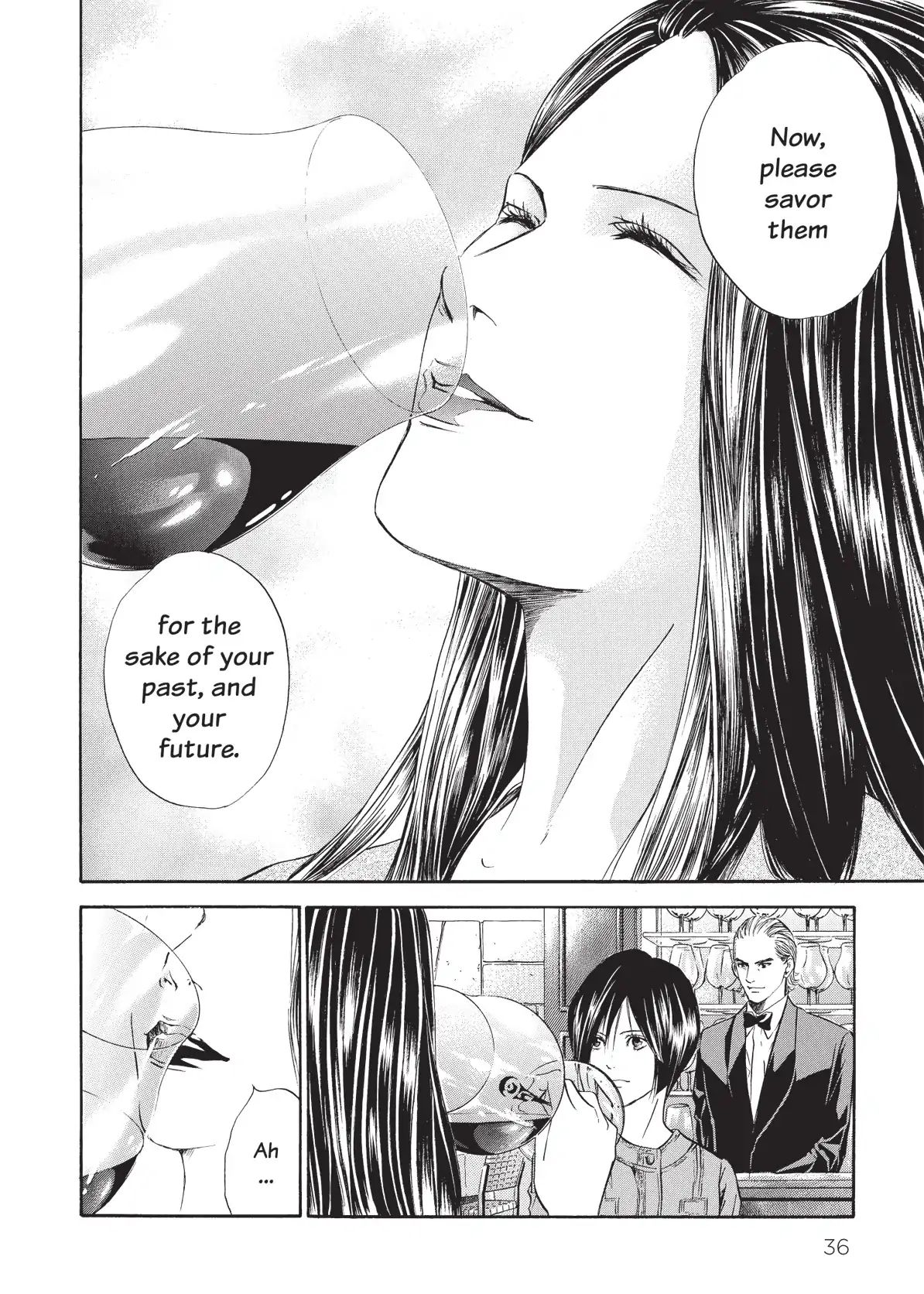 Kami No Shizuku - Vol.3 Chapter 40: Three Glasses Inviting To The Past