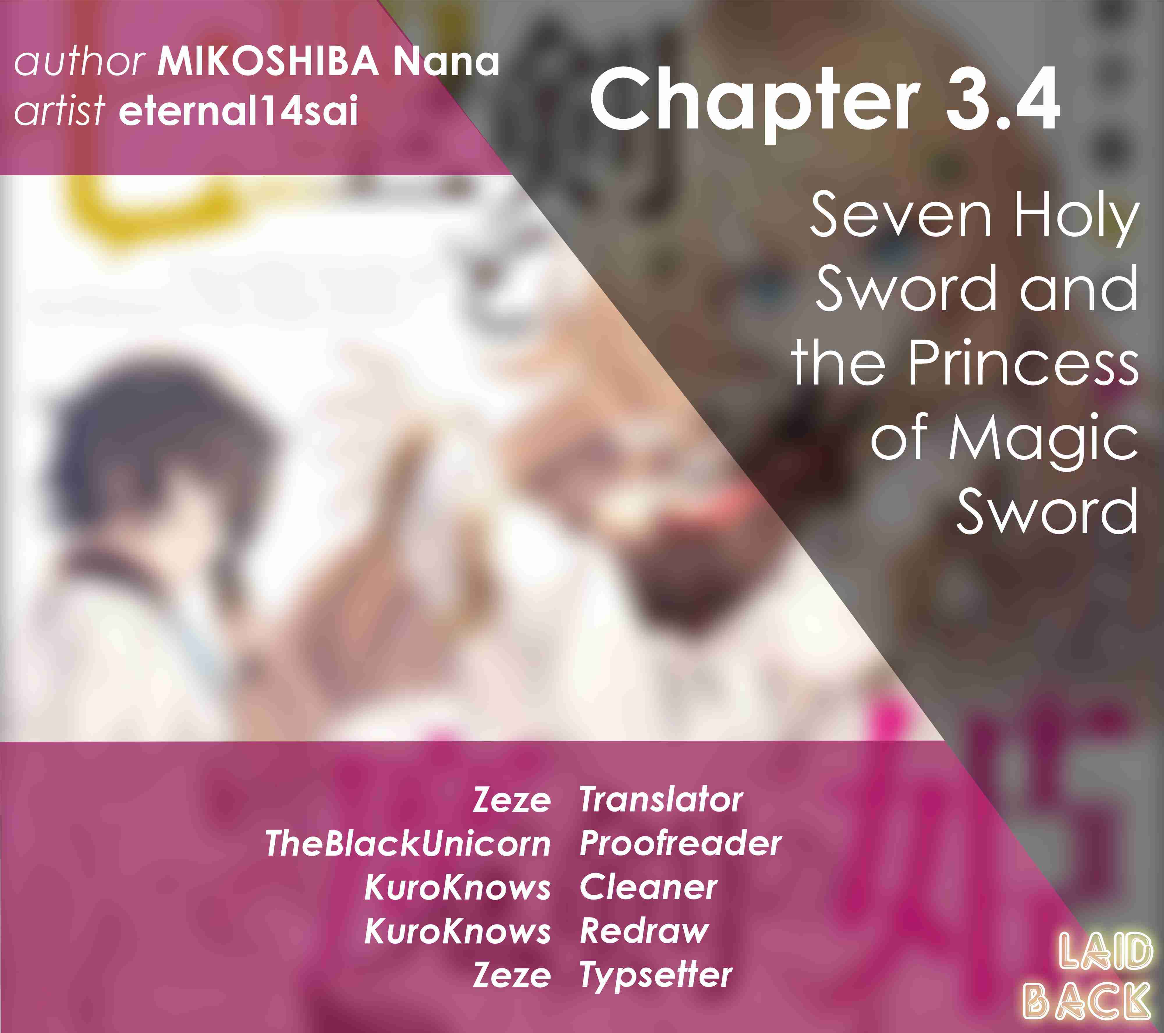 Seven Holy Sword And The Princess Of Magic Sword - Chapter 3.4