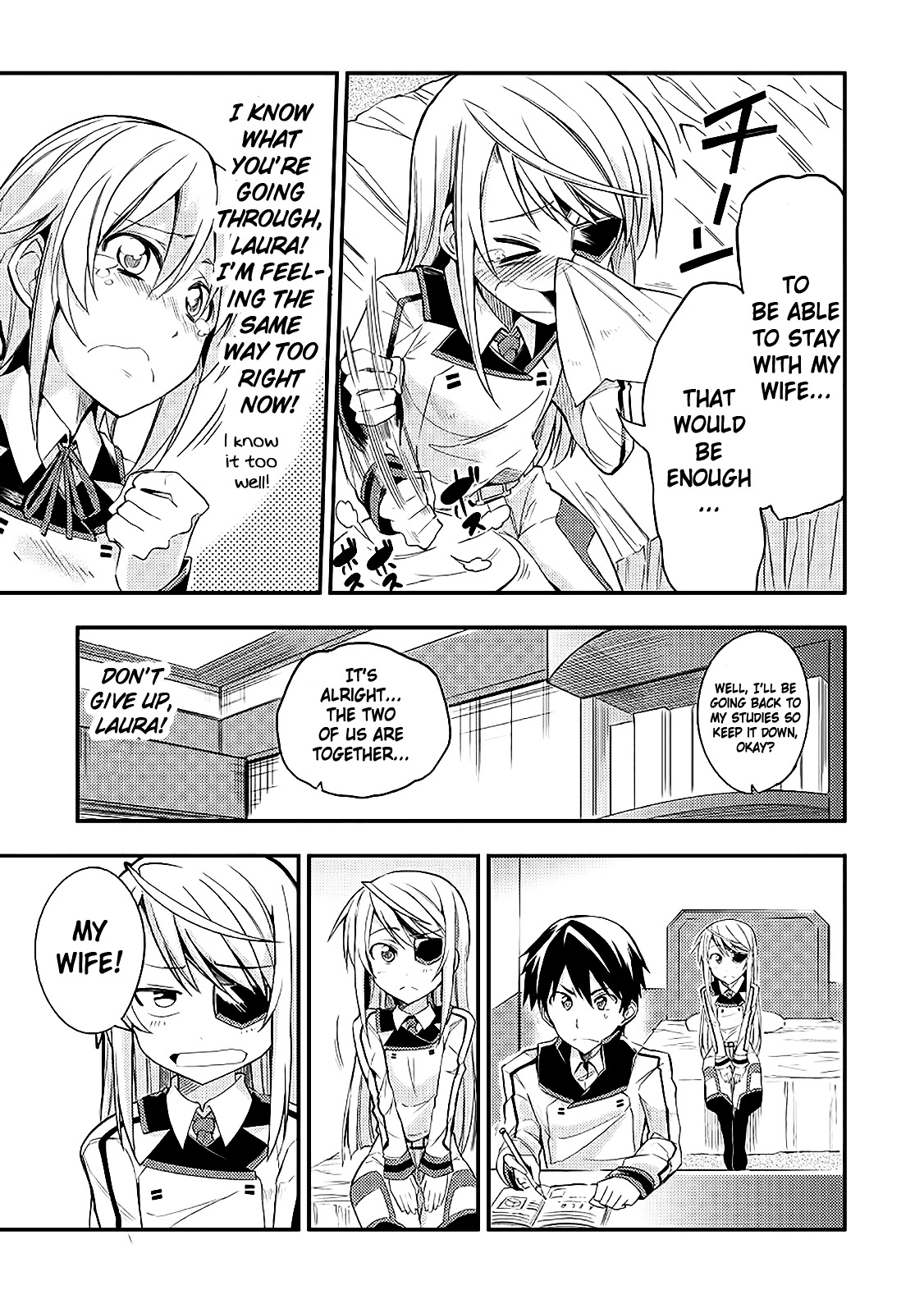 Infinite Stratos Black Bunny/White Bitter - Vol.1 Chapter 1 : Always Together