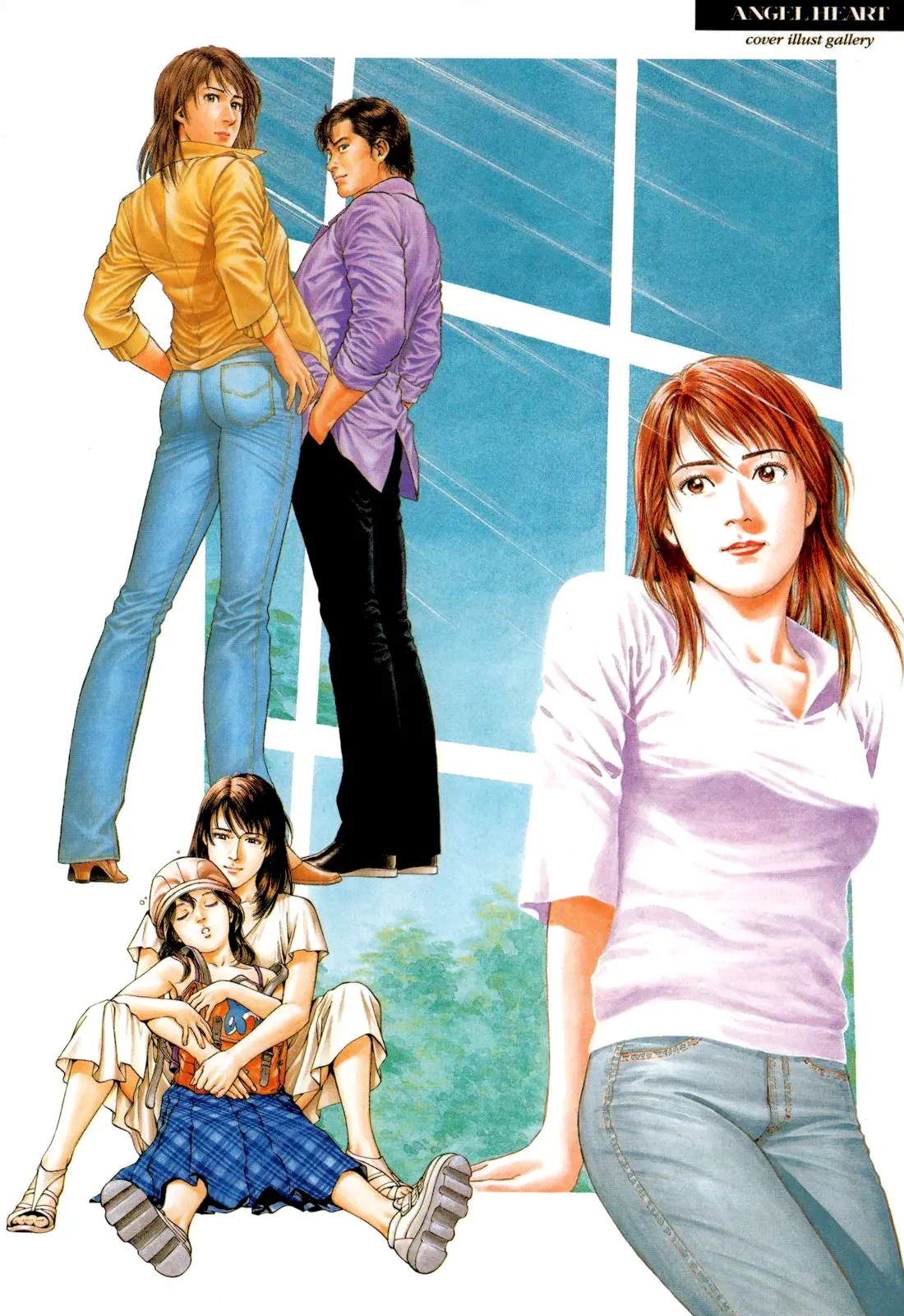 Angel Heart - 2Nd Season - Vol.1 Chapter 0: Angel Heart Cover Illustration Gallery