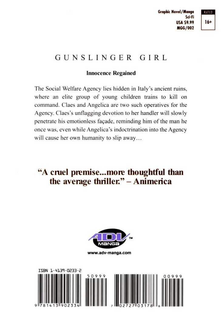 Gunslinger Girl - Vol.2 Chapter 11 : Prince In The Land Of Pasta (Part 2)