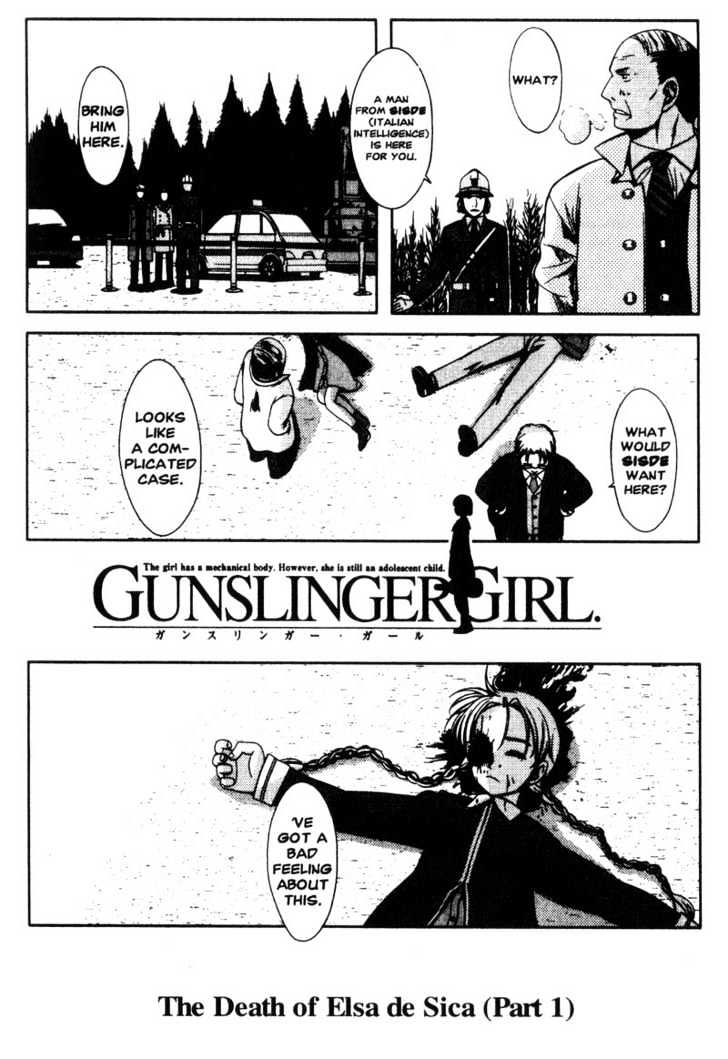 Gunslinger Girl - Vol.1 Chapter 4 : The Death Of Elsa De Sica (Part 1)