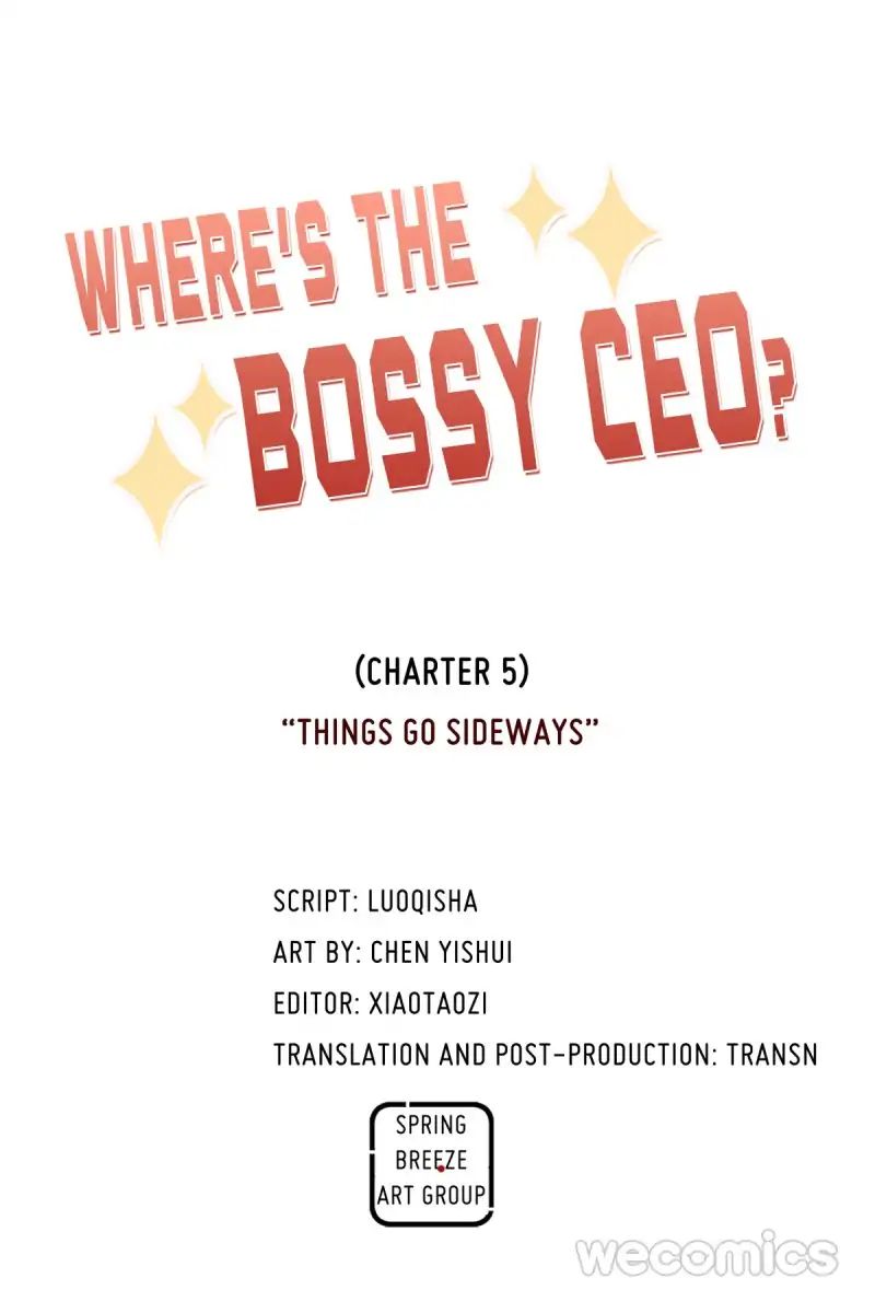 Where's The Bossy Ceo? - Chapter 5