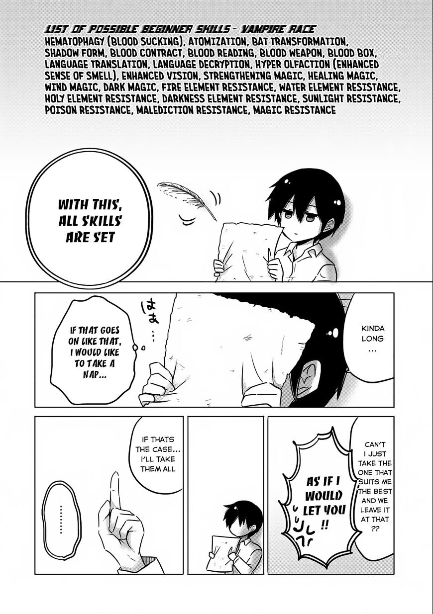 Tensei Kyuuketsuki-San Wa Ohirune Ga Shitai - Chapter 1