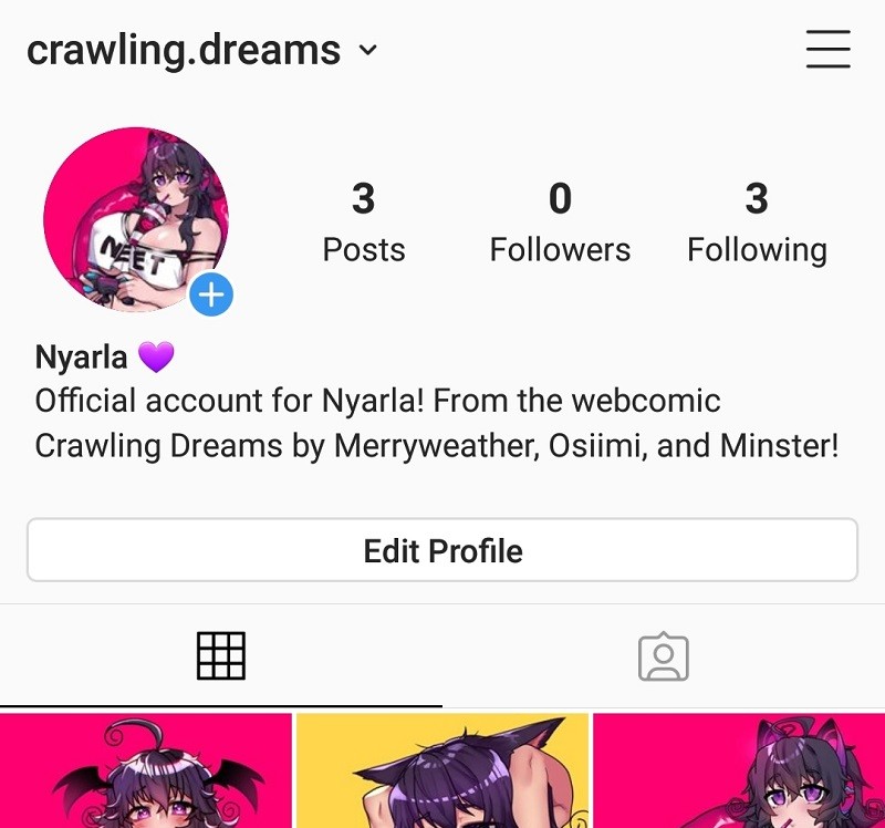 Crawling Dreams - Chapter 53.5: Instagram