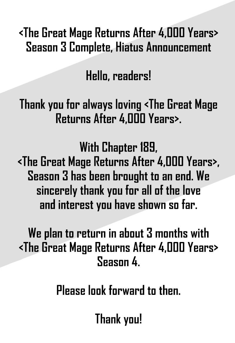 The Great Mage Returns After 4000 Years - Chapter 189.5