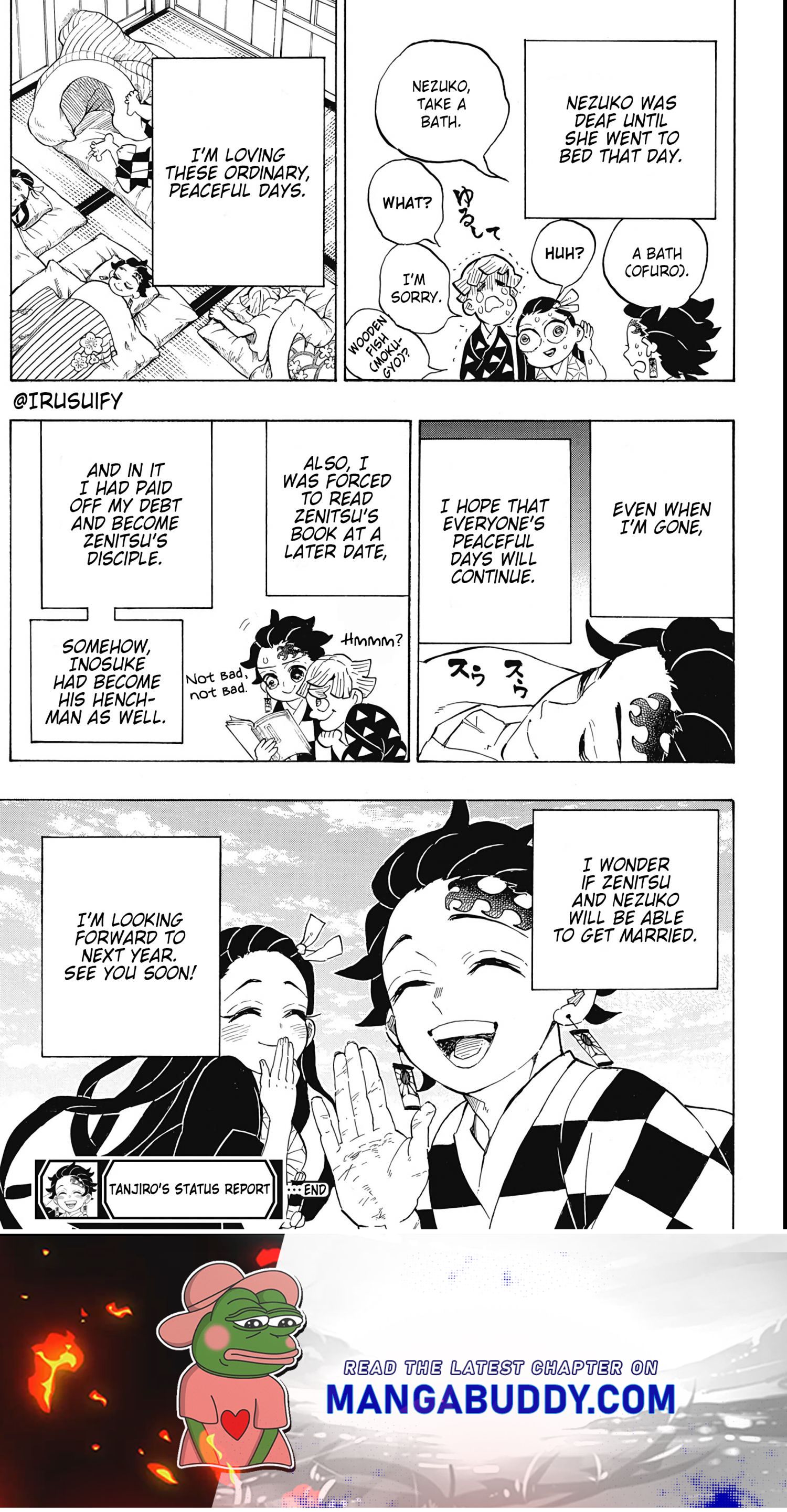 Kimetsu No Yaiba - Extra 1: One-Shot - Tanjiro's Status Report