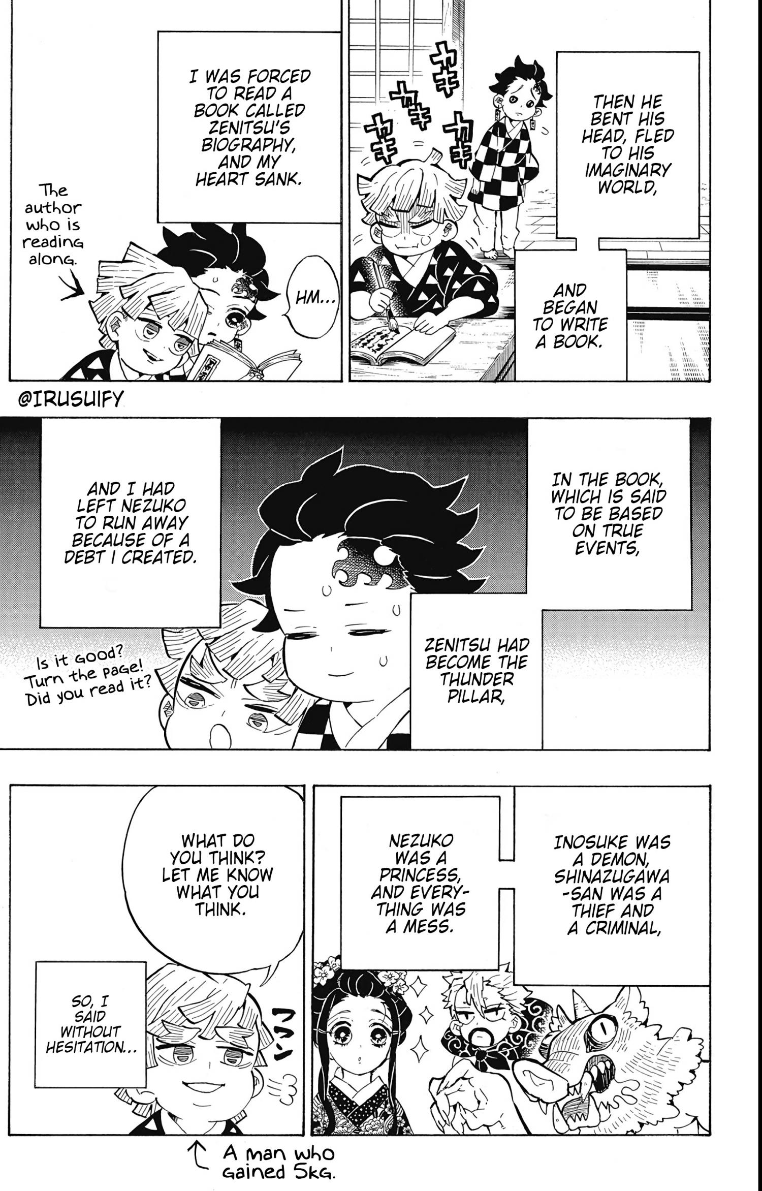 Kimetsu No Yaiba - Extra 1: One-Shot - Tanjiro's Status Report