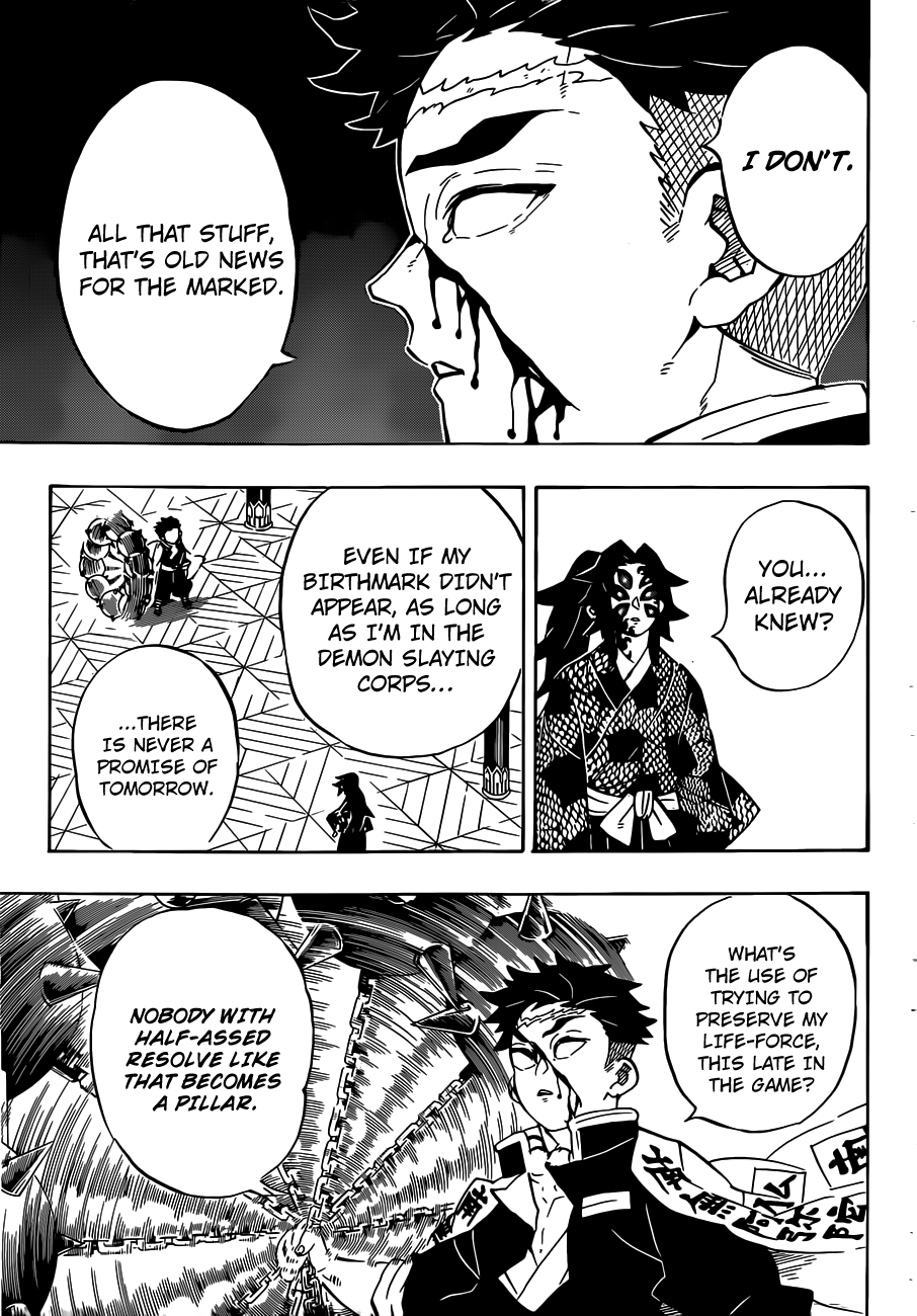 Kimetsu No Yaiba - Chapter 170: Unshakeable Pillars