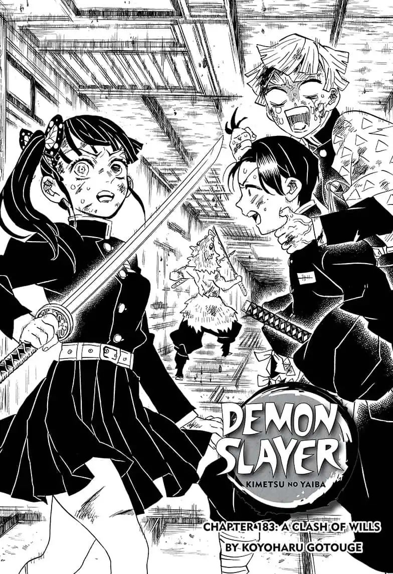 Kimetsu No Yaiba - Chapter 183: A Clash Of Wills