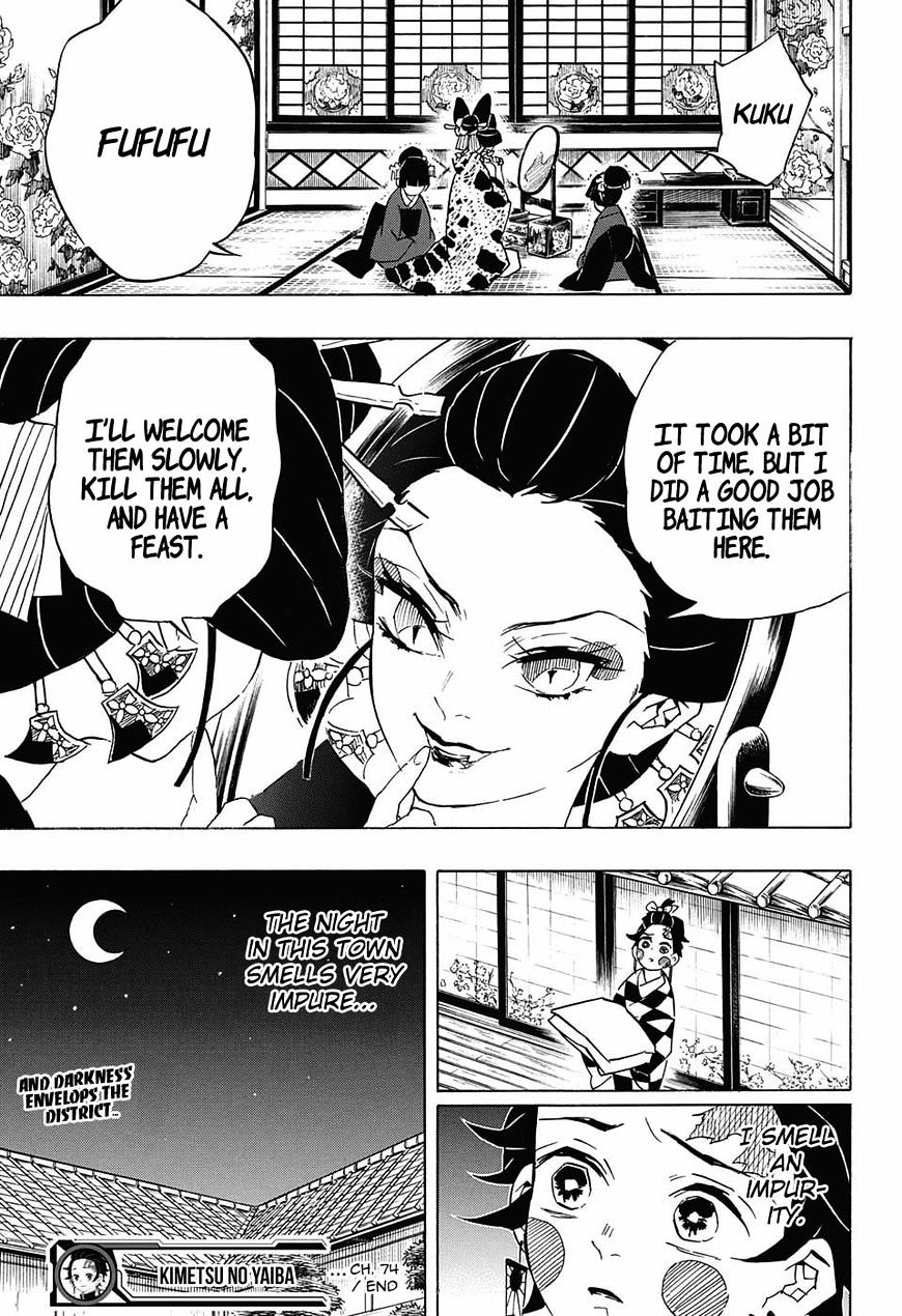 Kimetsu No Yaiba - Chapter 74 : Daki