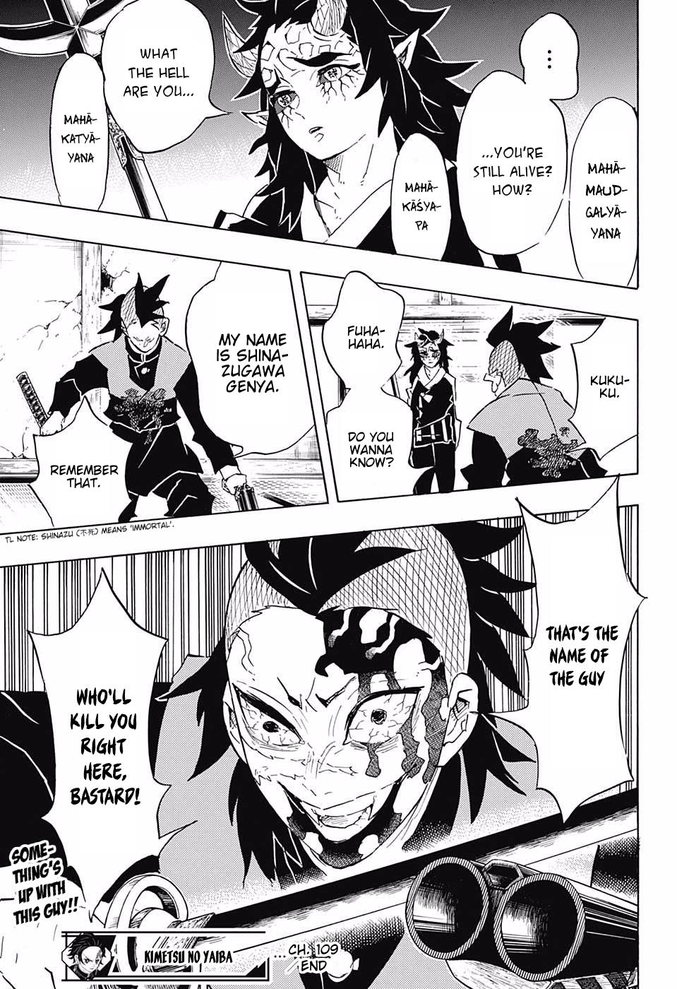 Kimetsu No Yaiba - Chapter 109