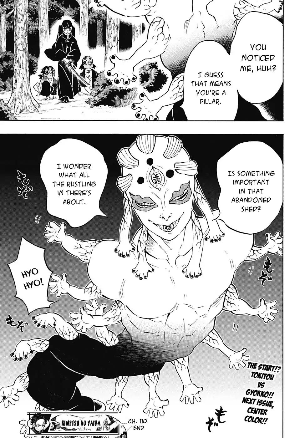 Kimetsu No Yaiba - Chapter 110