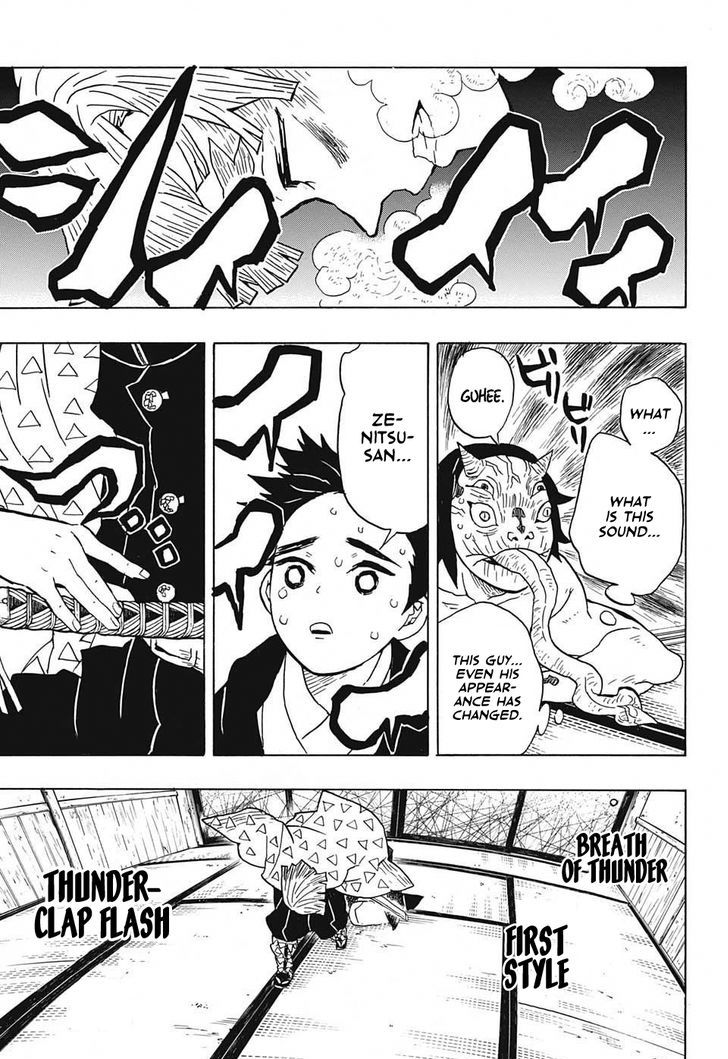 Kimetsu No Yaiba - Chapter 23 : The Pig Bares Its Tusks - Zenitsu Sleeps