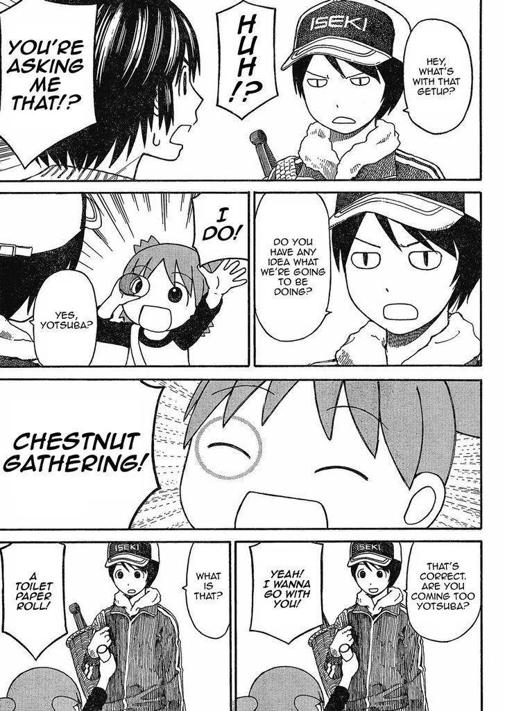 Yotsubato! - Vol.11 Chapter 73 : Yotsuba & Chestnut Gathering