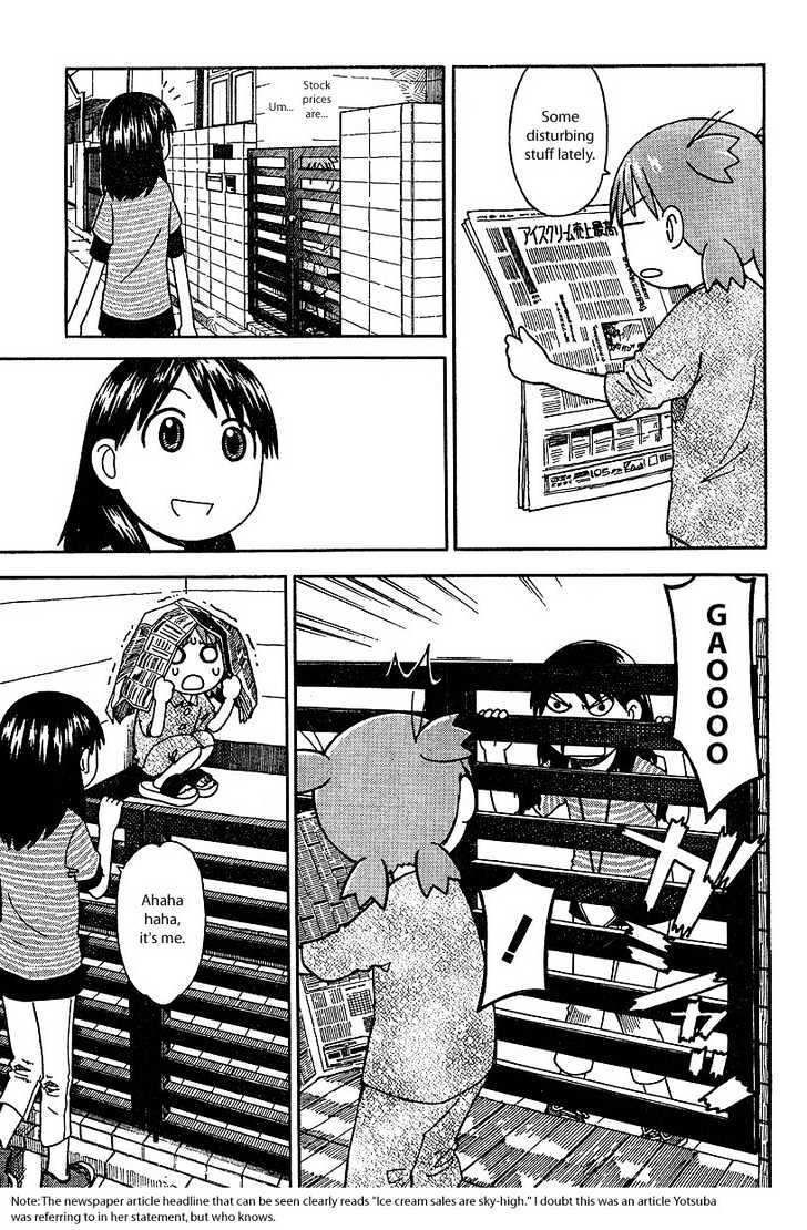 Yotsubato! - Vol.4 Chapter 26 : Yotsuba & The Newspaper