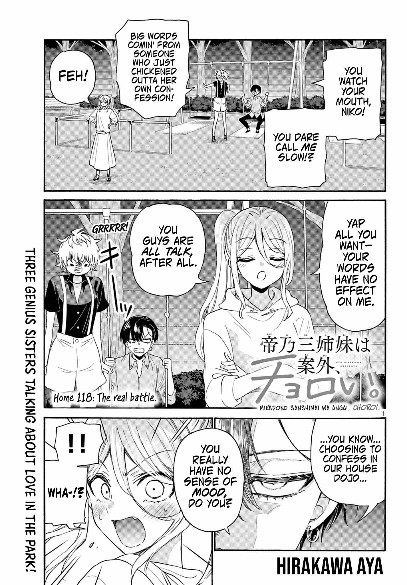 Mikadono Sanshimai Wa Angai, Choroi - Chapter 118