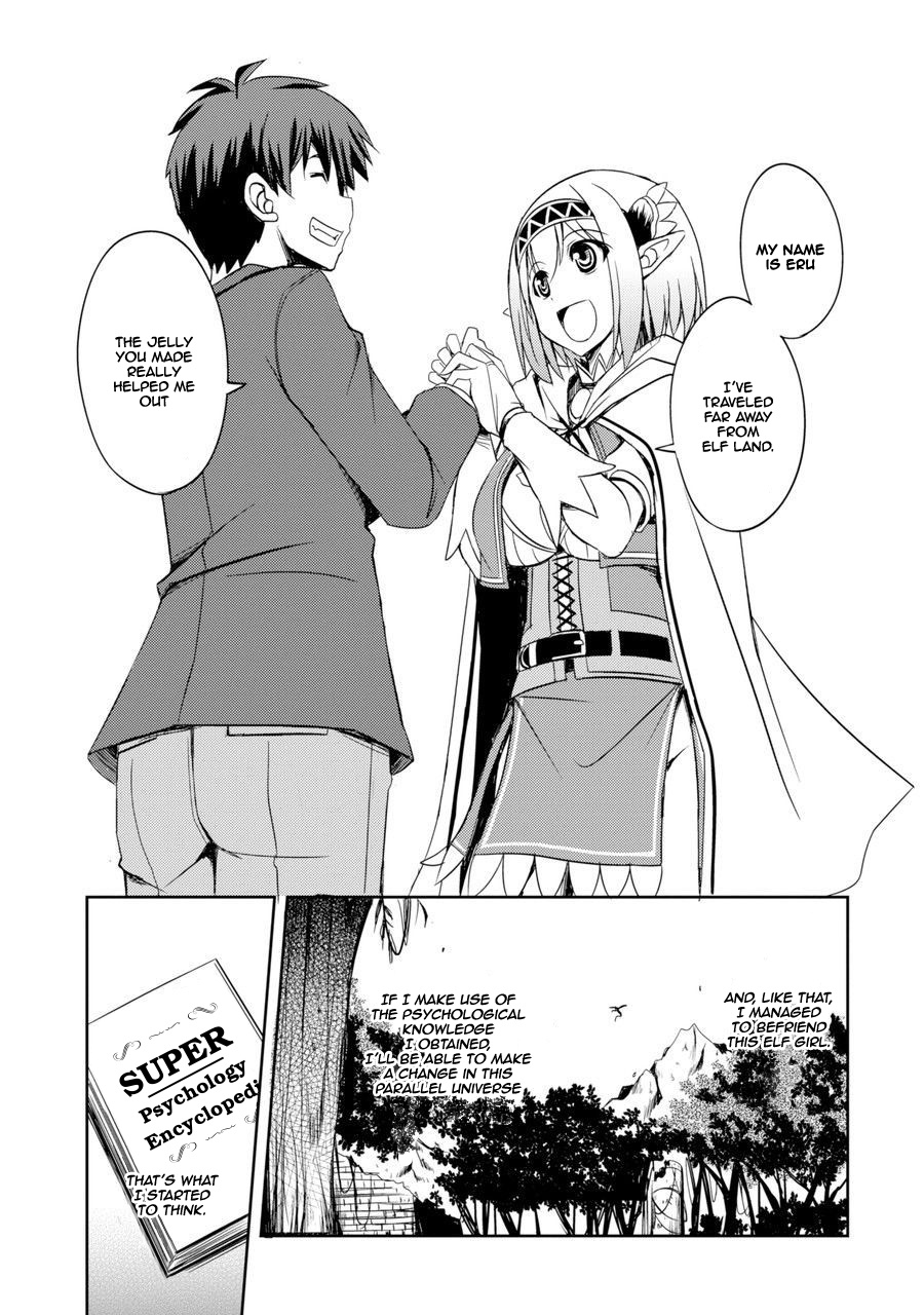 Shinrigaku De Isekai Harem Kenkokuki - Vol.1 Chapter 1: Meeting With An Elf I