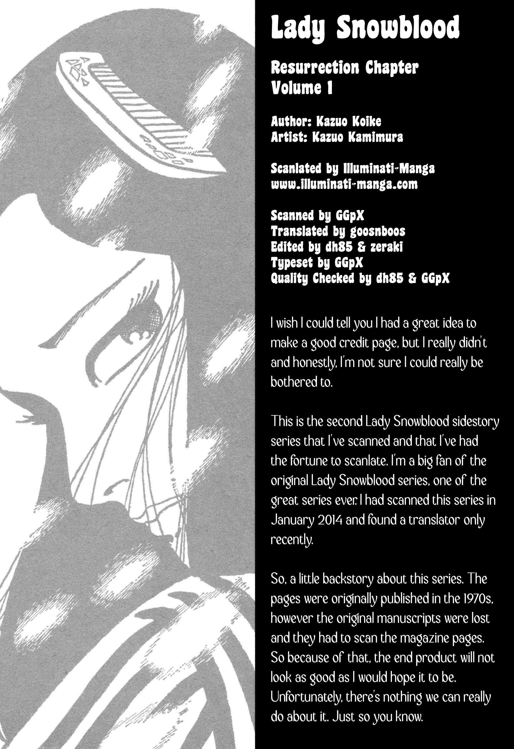 Lady Snowblood - Revival Arc - Vol.1 Chapter 1: The Mysterious Female Gymnastics Teacher: Questioning Her Identity (1)