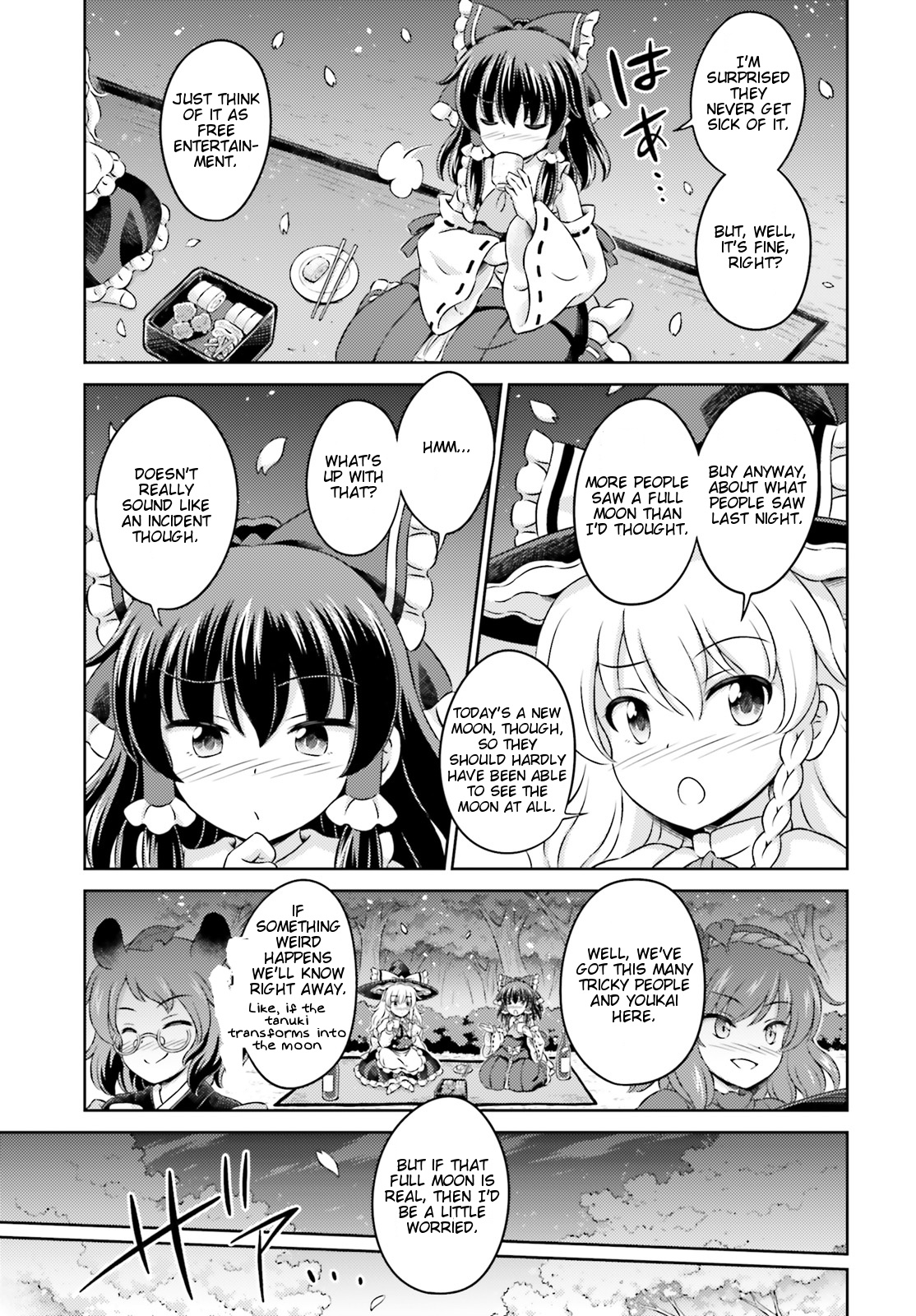 Touhou Sangetsusei ~ Visionary Fairies In Shrine. - Vol.2 Chapter 10: The Full Moon Illuminating The New Moon