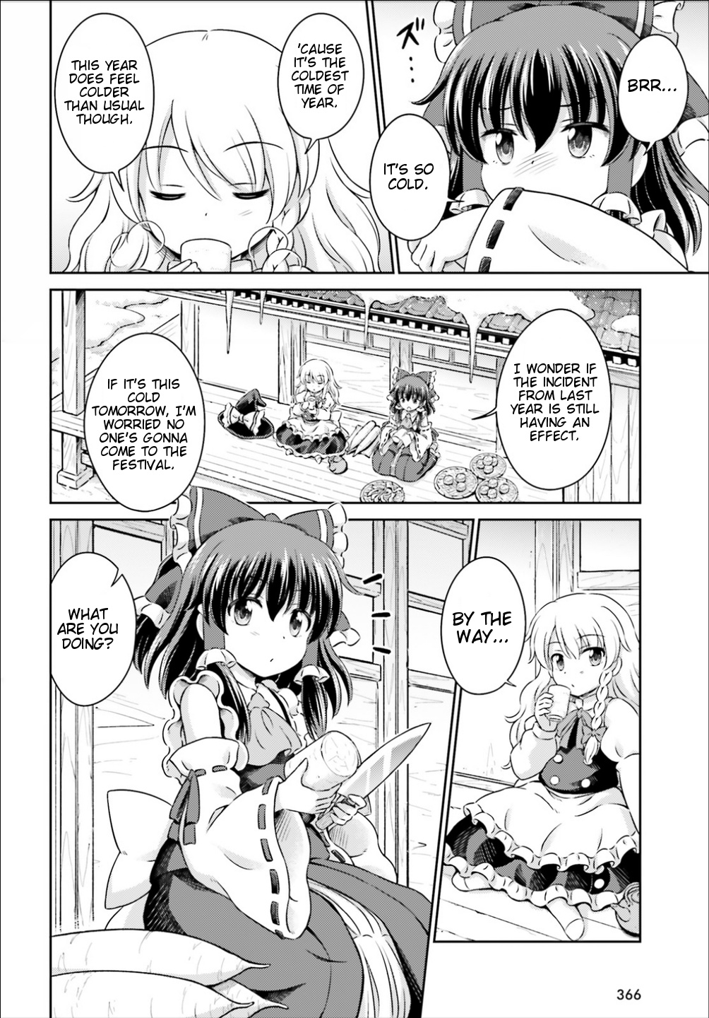 Touhou Sangetsusei ~ Visionary Fairies In Shrine. - Vol.2 Chapter 9: The Deep Winter Red-Hot Fire Festival