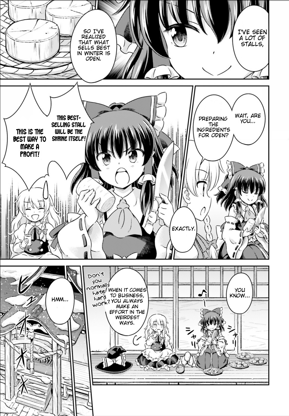 Touhou Sangetsusei ~ Visionary Fairies In Shrine. - Vol.2 Chapter 9: The Deep Winter Red-Hot Fire Festival