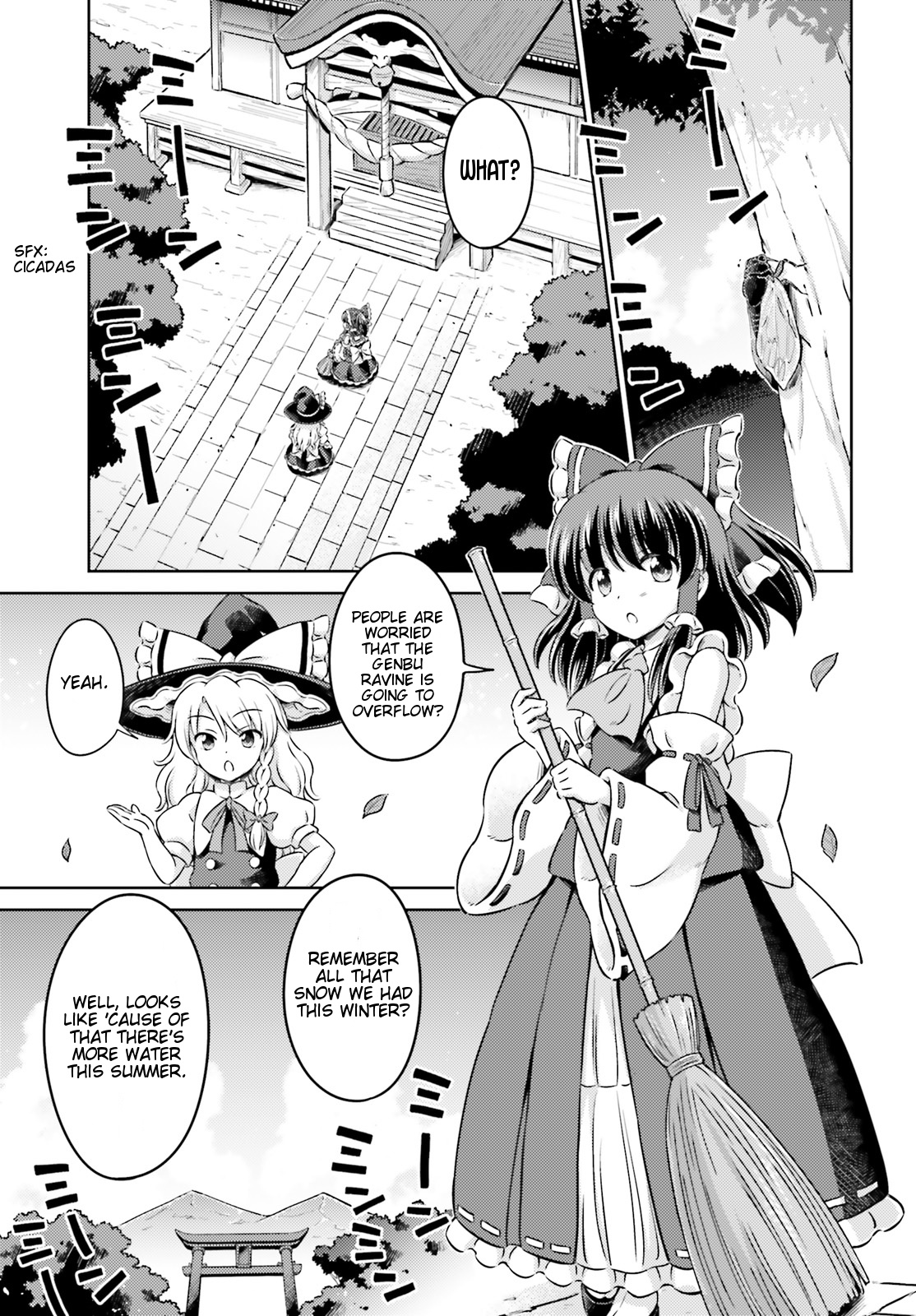 Touhou Sangetsusei ~ Visionary Fairies In Shrine. - Vol.2 Chapter 11: The Out-Of-Control Pseudo-Dragon (Part 1)