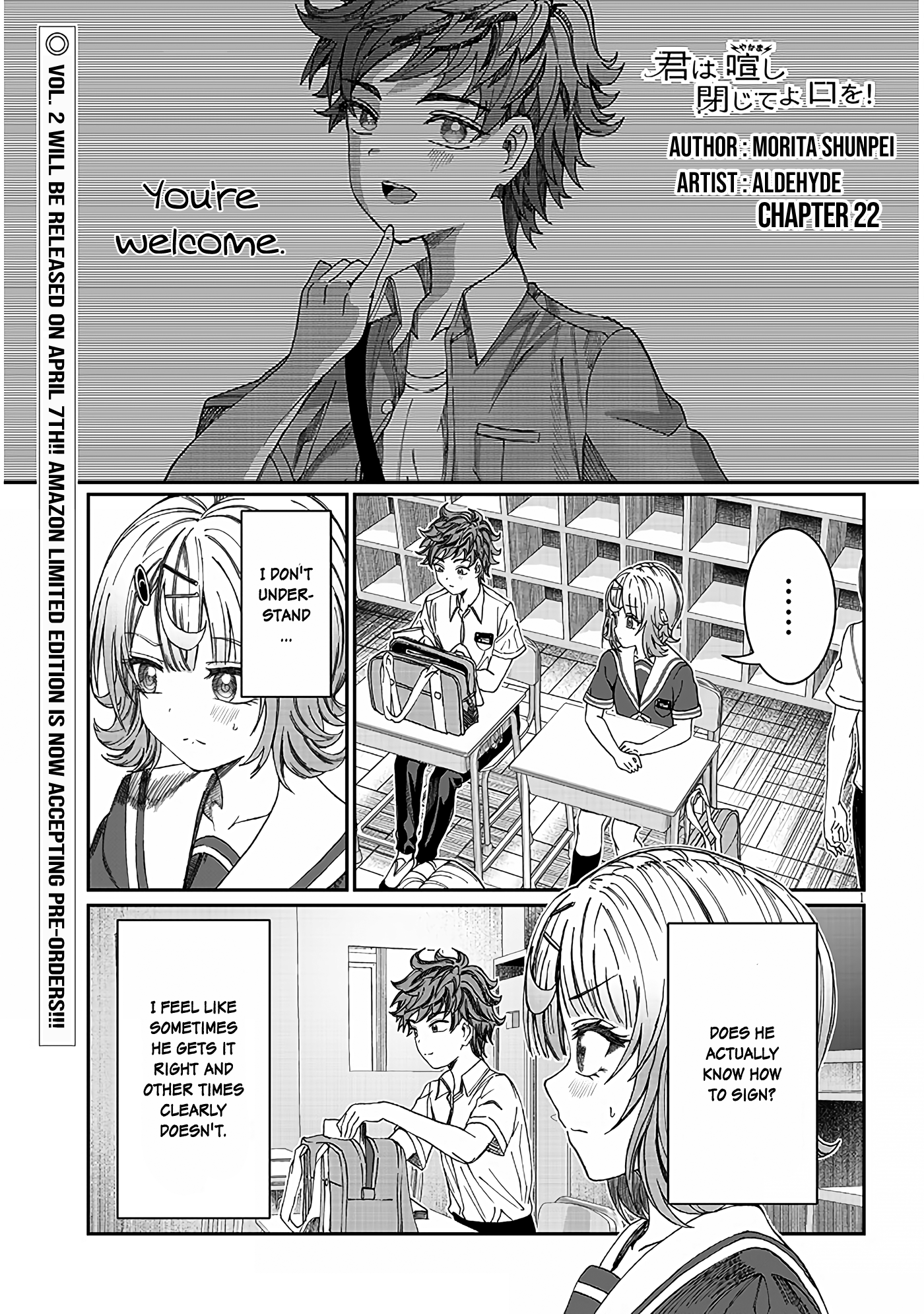 You Talk Too Much, So Just Shut It Already! - Chapter 22